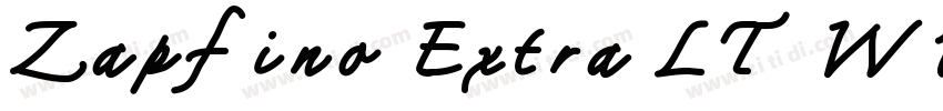 Zapfino Extra LT W1G字体转换 Zapfino Extra LT W1G字体转换